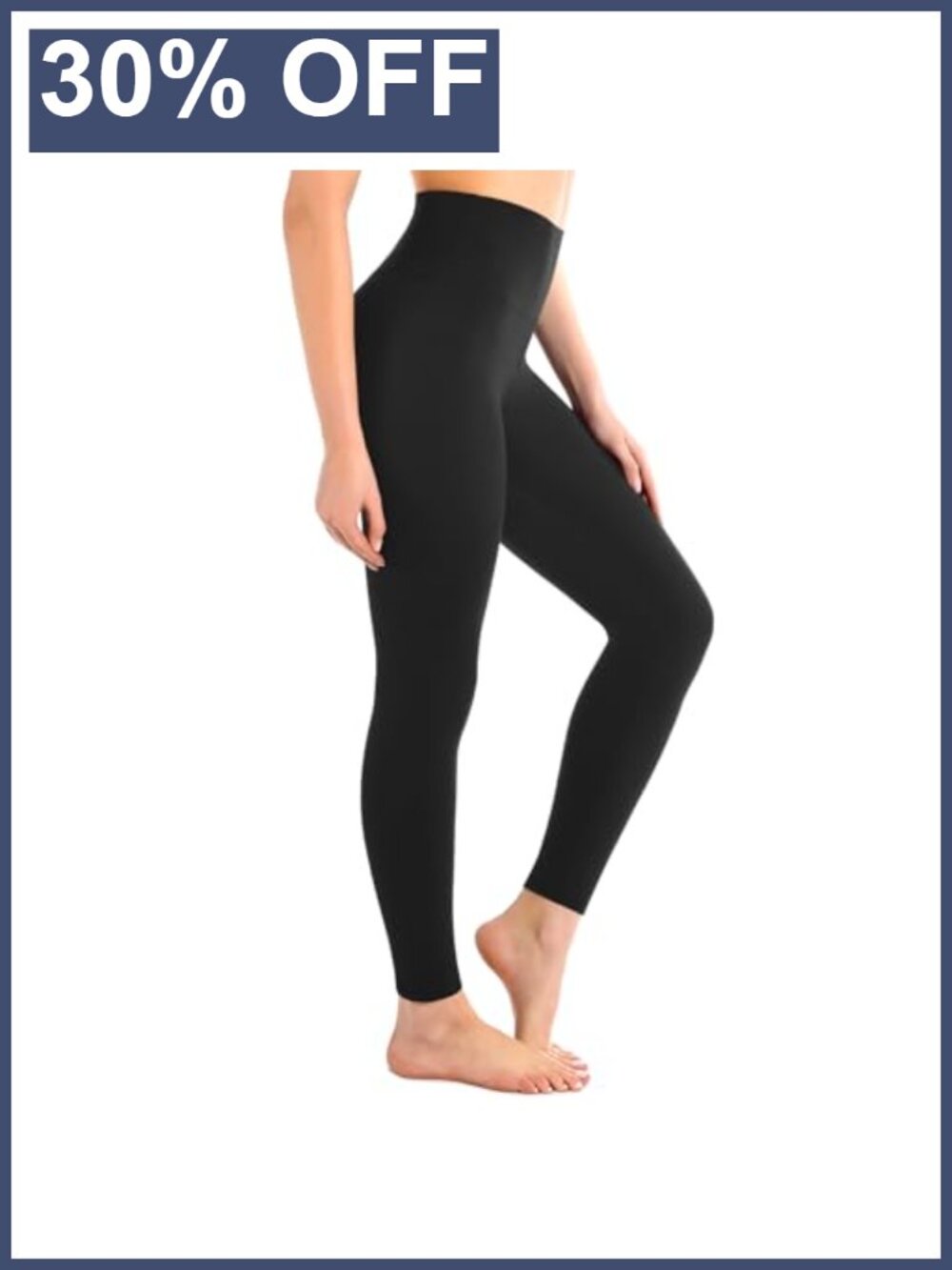 High Waisted Compression Leggings Non See-Through 4-Way Stretch Full Length